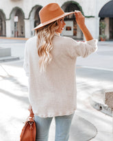Companion Fuzzy Knit Shacket - Light Grey - FINAL SALE BUCK-001